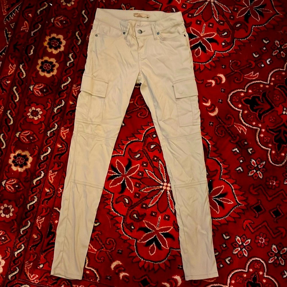 Prana khaki cargo pants size 0